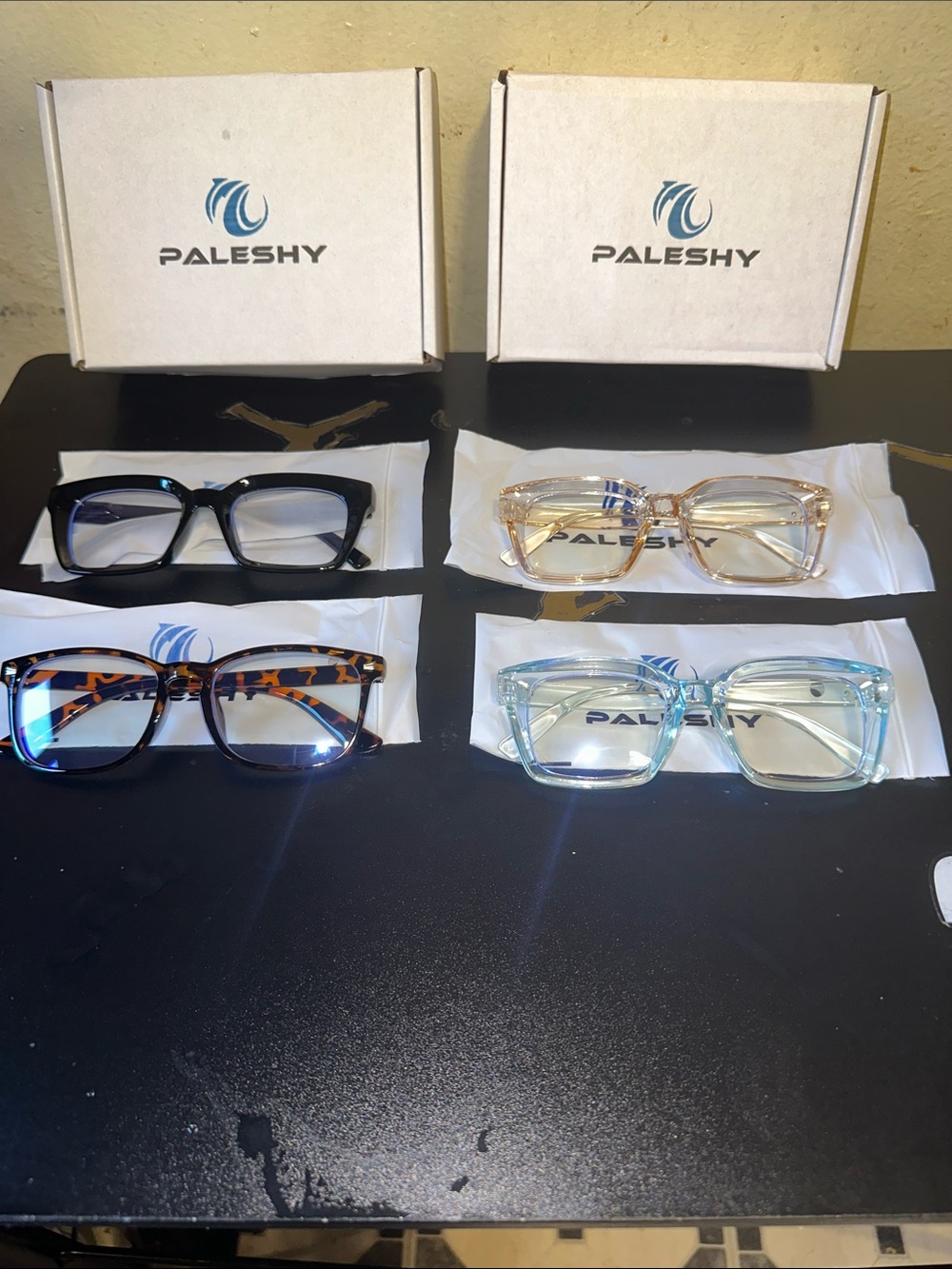 Fashion Blue light eye glasses (specs) 4 pairs
